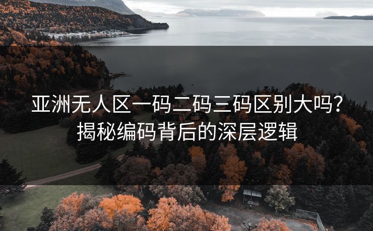 亚洲无人区一码二码三码区别大吗？揭秘编码背后的深层逻辑
